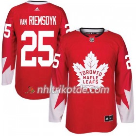 Toronto Maple Leafs Trikot James Van Riemsdyk 25 Adidas 2017-2018 Rot Alternate Authentic - Herren